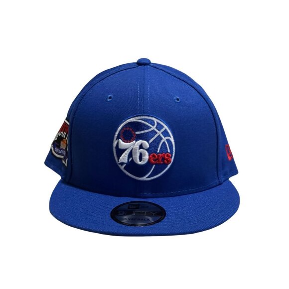 New Era Philadelphia 76ers Sixers Snapback Hat Blue - Picture 1 of 6